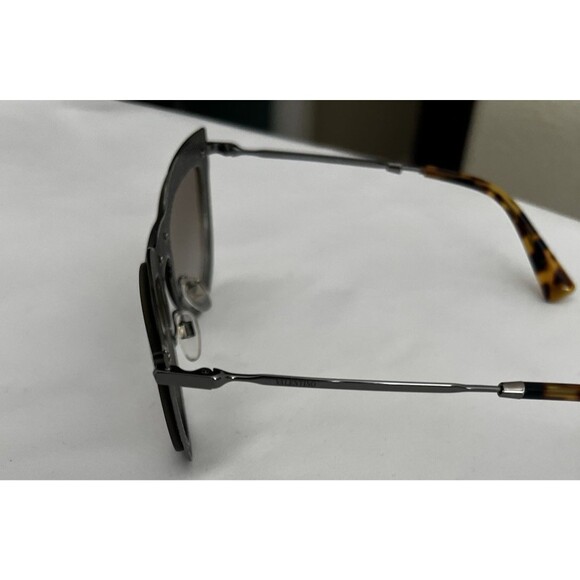 VALENTINO VA GUNMETAL BROWN CAT EYE AUTHENTIC SUNGLASSES ITALY main image 5